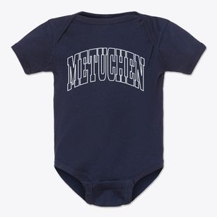 Metuchen New Jersey Trendy Block Baby Onesie