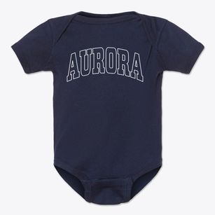 Aurora New York Trendy Block Baby Onesie