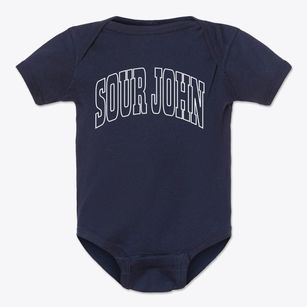 Sour John Oklahoma Trendy Block Baby Onesie