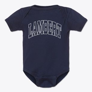 Lambert Missouri Trendy Block Baby Onesie