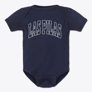 Las Pilas Texas Trendy Block Baby Onesie