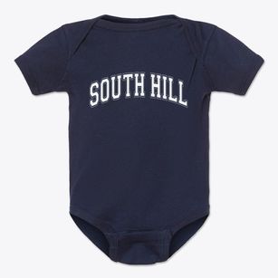 South Hill New York Varsity Baby Onesie