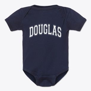 Douglas Wyoming Varsity Baby Onesie