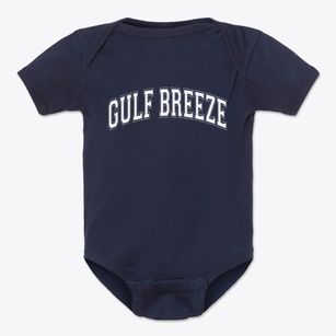 Gulf Breeze Florida Varsity Baby Onesie