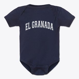 El Granada California Varsity Baby Onesie