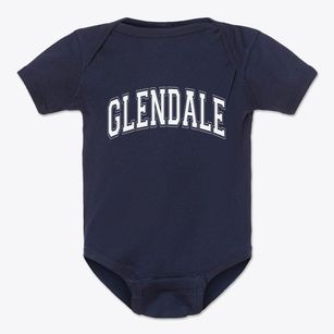 Glendale California Varsity Baby Onesie