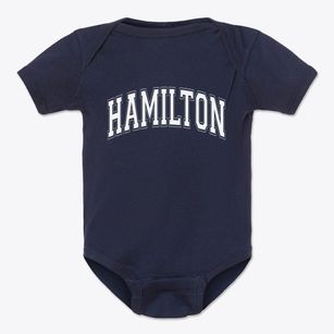 Hamilton Montana Varsity Baby Onesie