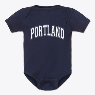 Portland New York Varsity Baby Onesie