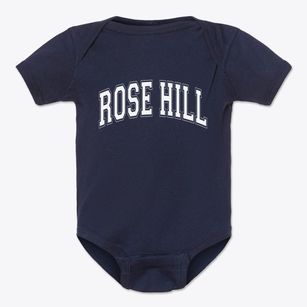Rose Hill Kansas Varsity Baby Onesie