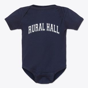 Rural Hall North Carolina Varsity Baby Onesie