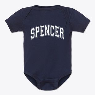 Spencer New York Varsity Baby Onesie
