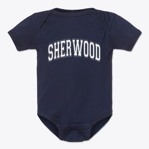 Sherwood Wisconsin Varsity Baby Onesie