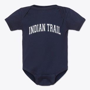 Indian Trail North Carolina Varsity Baby Onesie