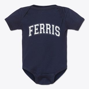 Ferris Texas Varsity Baby Onesie