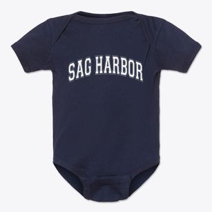 Sag Harbor New York Varsity Baby Onesie