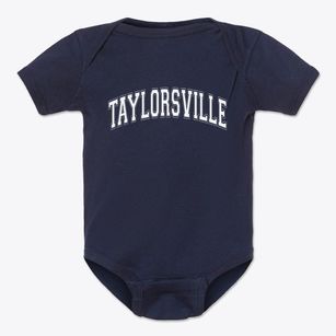 Taylorsville North Carolina Varsity Baby Onesie