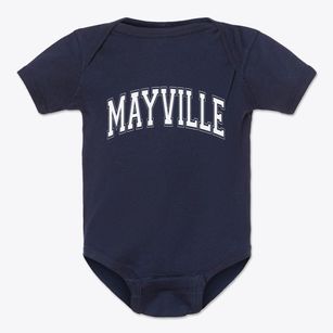 Mayville New York Varsity Baby Onesie