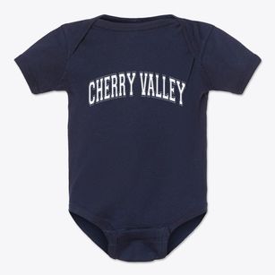 Cherry Valley New York Varsity Baby Onesie