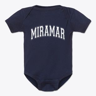 Miramar Florida Varsity Baby Onesie