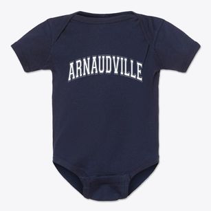 Arnaudville Louisiana Varsity Baby Onesie