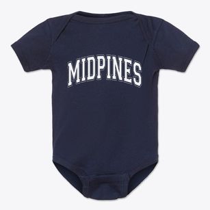 Midpines California Varsity Baby Onesie