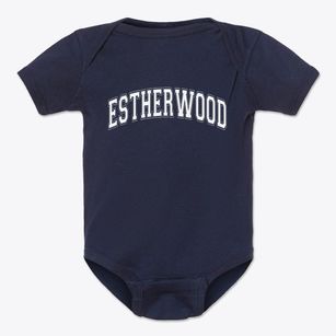 Estherwood Louisiana Varsity Baby Onesie