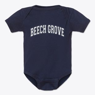 Beech Grove Kentucky Varsity Baby Onesie
