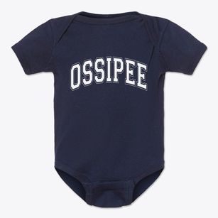 Ossipee North Carolina Varsity Baby Onesie