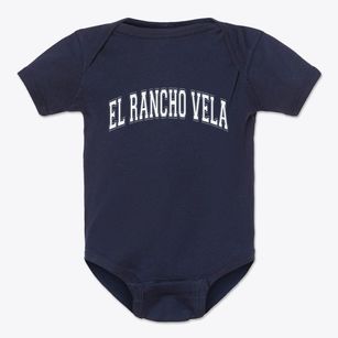 El Rancho Vela Texas Varsity Baby Onesie