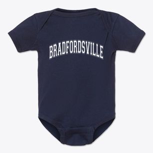 Bradfordsville Kentucky Varsity Baby Onesie