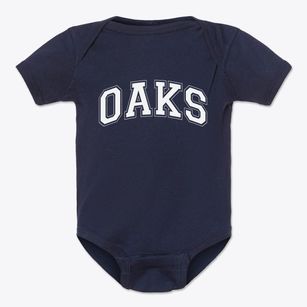 Oaks Oklahoma Varsity Baby Onesie