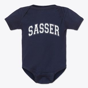 Sasser Georgia Varsity Baby Onesie