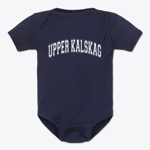 Upper Kalskag Alaska Varsity Baby Onesie