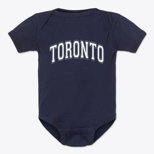 Toronto South Dakota Varsity Baby Onesie