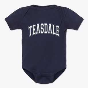 Teasdale Utah Varsity Baby Onesie