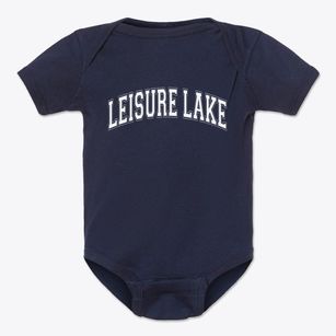 Leisure Lake Missouri Varsity Baby Onesie