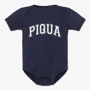 Piqua Kansas Varsity Baby Onesie