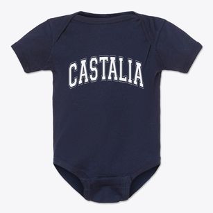 Castalia Iowa Varsity Baby Onesie