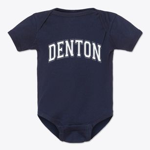 Denton Kansas Varsity Baby Onesie