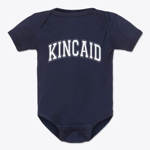 Kincaid Kansas Varsity Baby Onesie