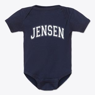 Jensen Utah Varsity Baby Onesie
