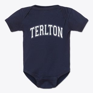 Terlton Oklahoma Varsity Baby Onesie
