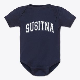 Susitna Alaska Varsity Baby Onesie