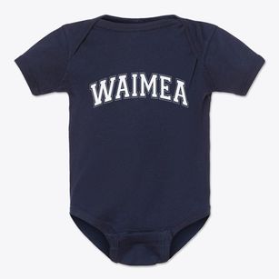 Waimea Hawaii Varsity Baby Onesie