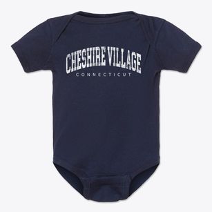 Cheshire Village Connecticut Urban Vibe Baby Onesie
