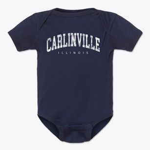 Carlinville Illinois Urban Vibe Baby Onesie