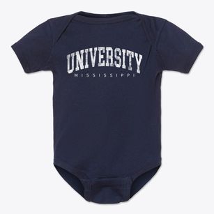 University Mississippi Urban Vibe Baby Onesie
