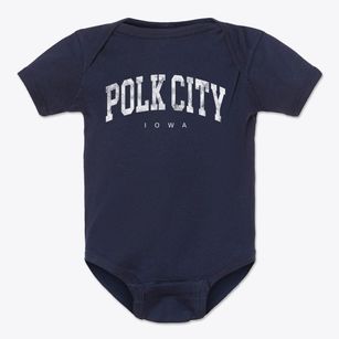 Polk City Iowa Urban Vibe Baby Onesie