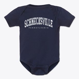 Schnecksville Pennsylvania Urban Vibe Baby Onesie
