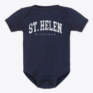 St. Helen Michigan Urban Vibe Baby Onesie